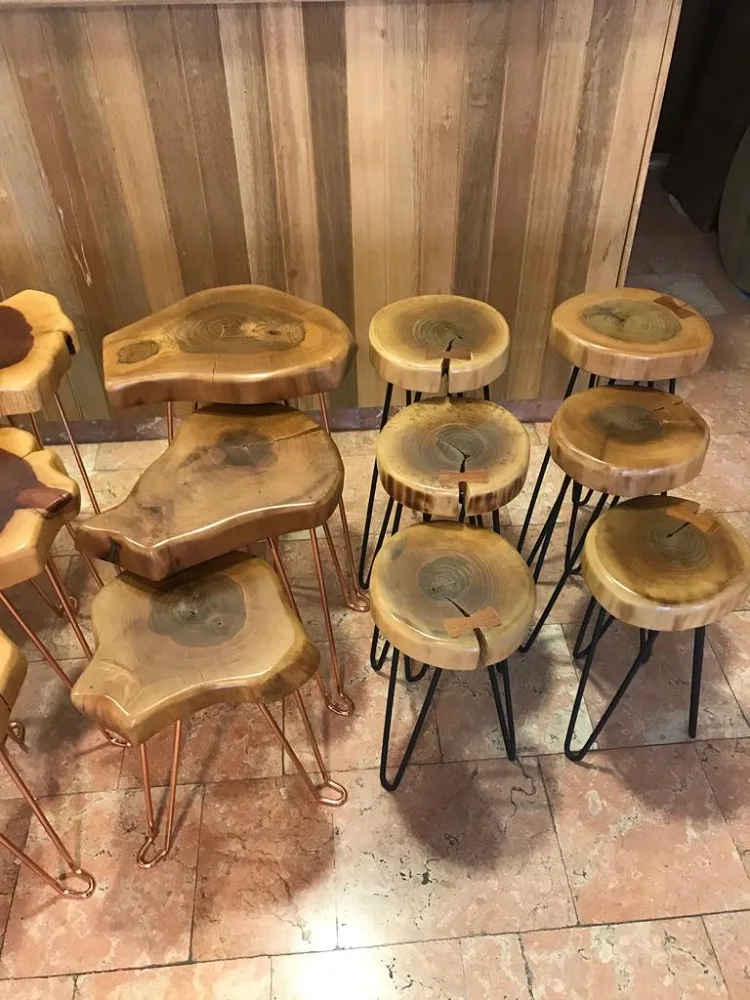 Натуральный сформированный оригинальный Орех Деревянный черный окрашенный