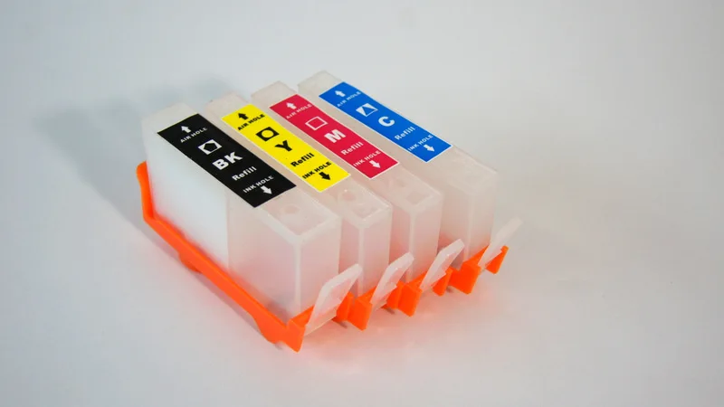 Refillable cartridges (пзк) HP 178 (4 ink cartridge without chip) for Deskjet 3070a/3070/Photosmart 5510/ B110/c5300/c6383/ |