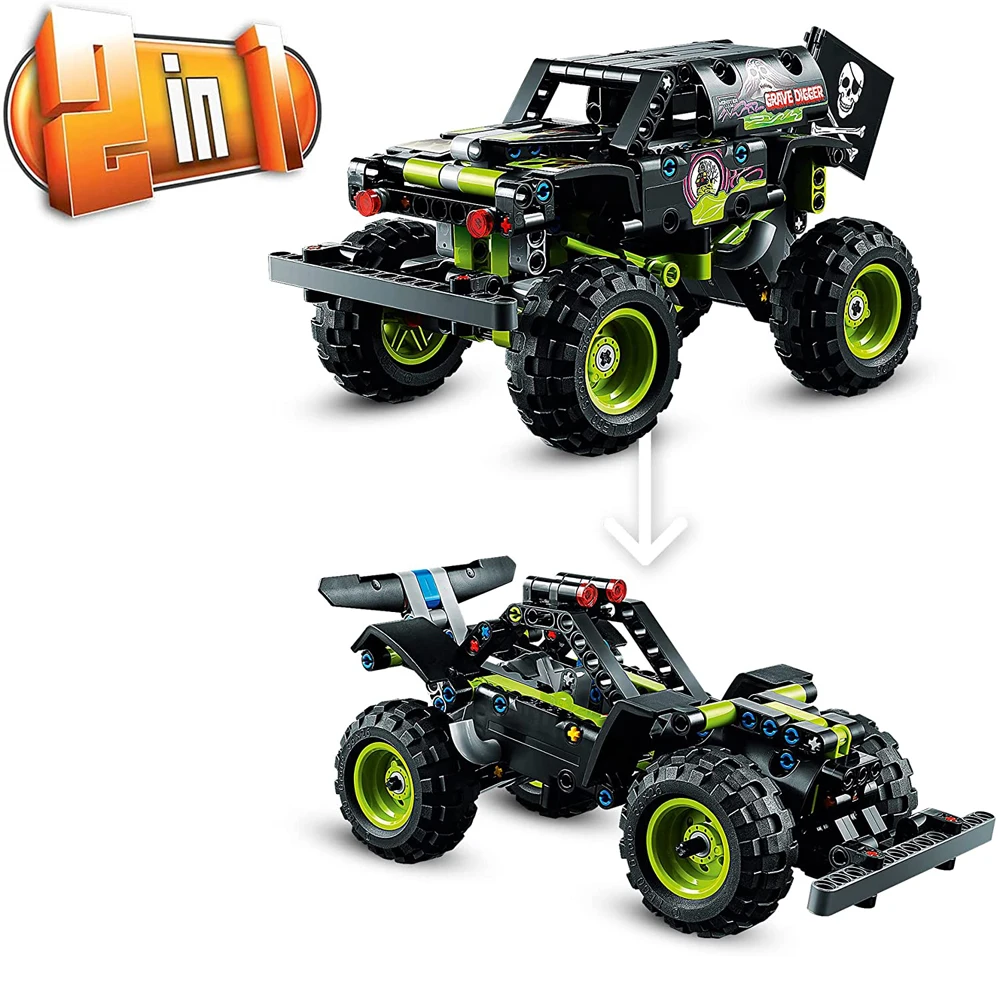 Конструктор LEGO Technic Monster Jam Гравировальный экскаватор 42118 оригинал для детей новая
