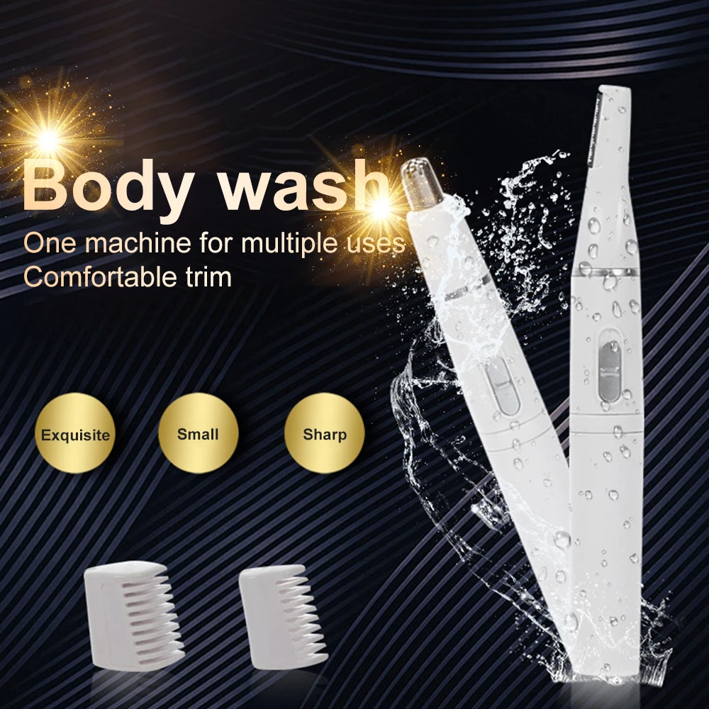 

Portable Facial Hair Remover Painless Epilator Eyebrow Shaver Wireless Mini 2 in 1 Health Beauty Eye Brow Shaver