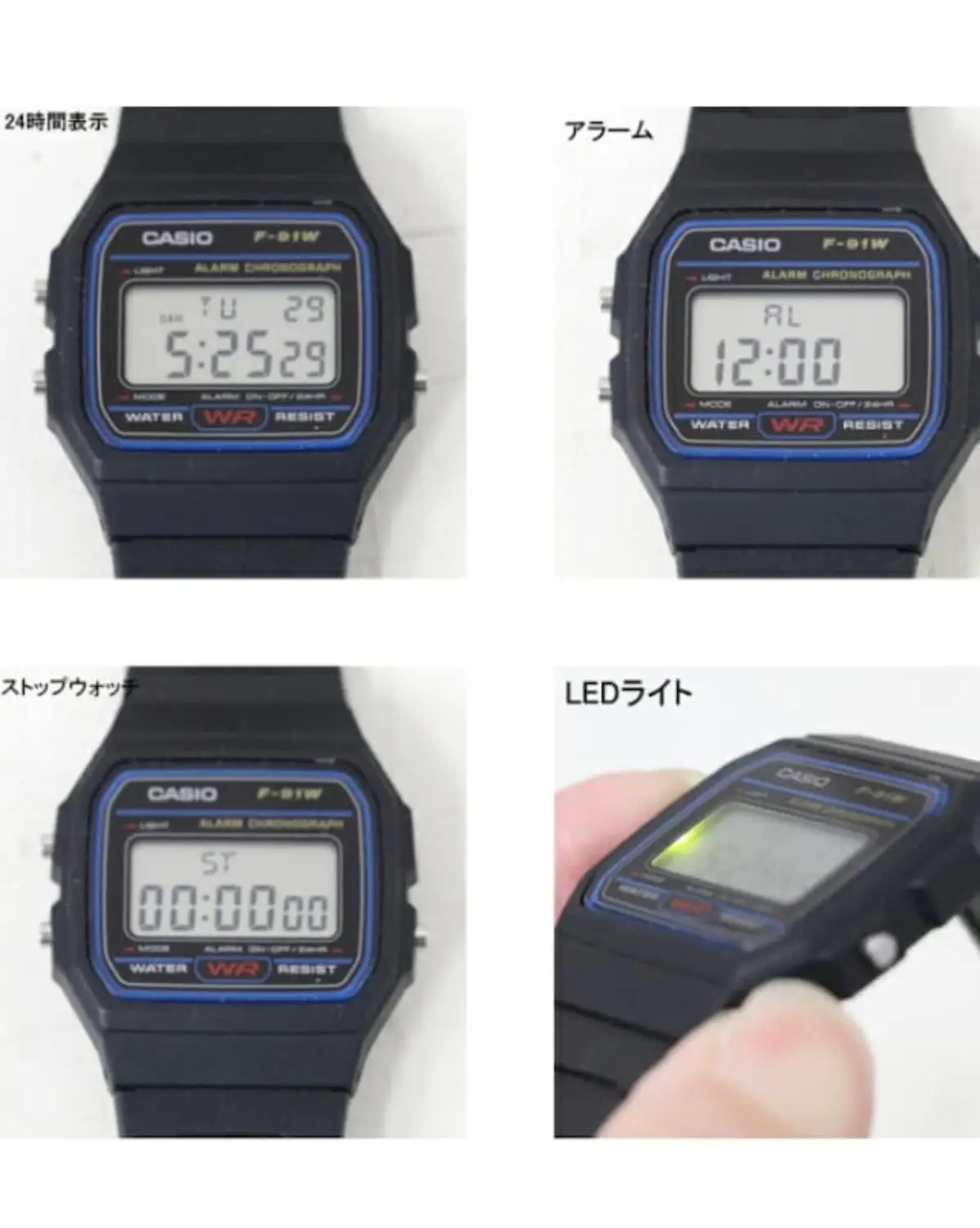 Мужские наручные часы Casio F91W Outgear 100% оригинальные цифровые Кварцевые