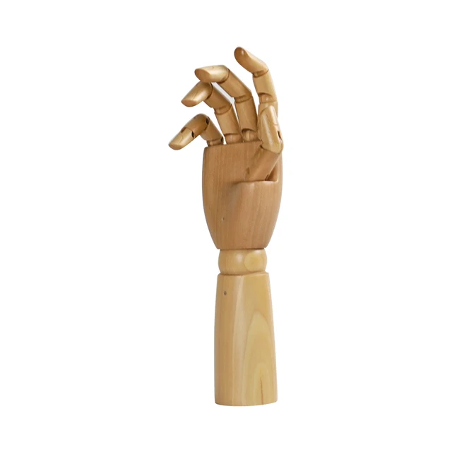 DE-LIANG Wooden Hand Mannequin For Nails Flexible Movable Fingers Manikin  Arms Jewelry Display Props Artist Model - AliExpress