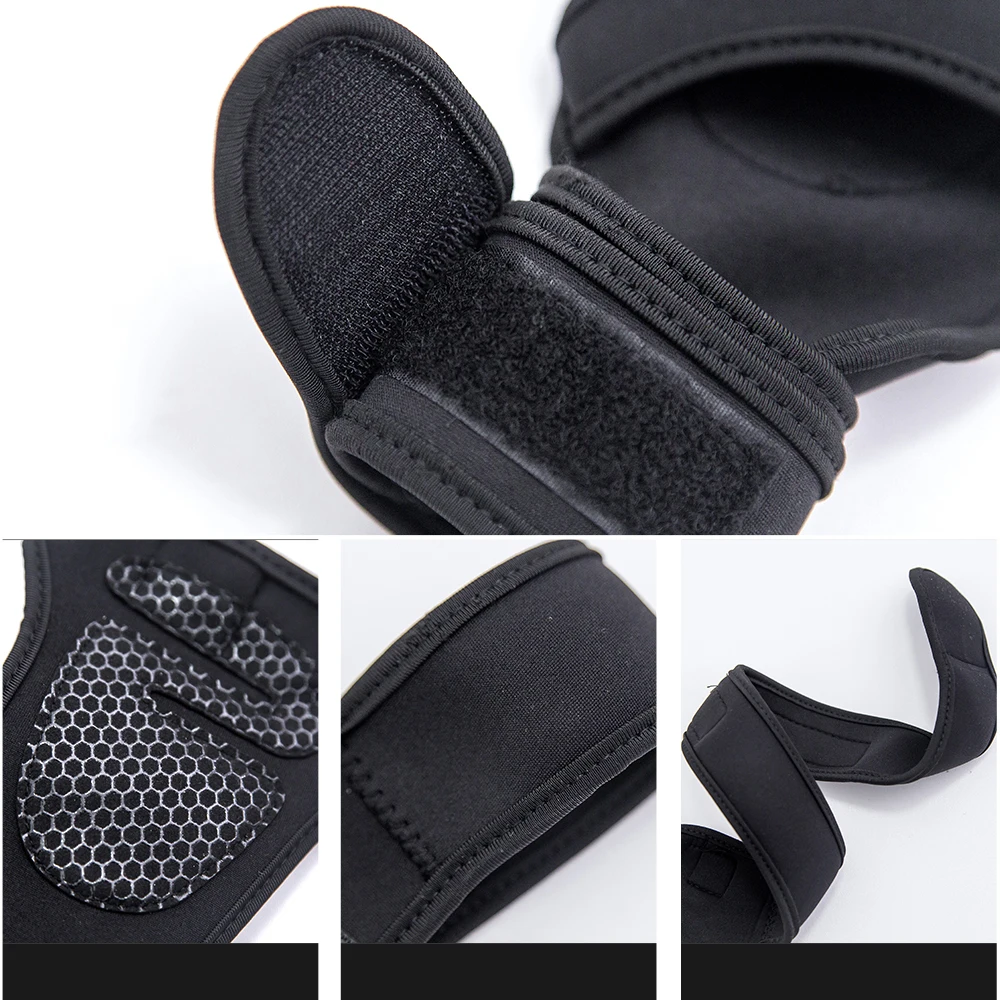 Перчатки с закрытыми пальцами для тренажерного зала фитнеса мужчин и женщин 1 шт.