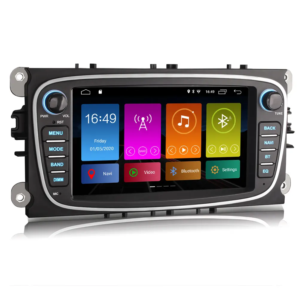 Автомобильная Мультимедийная система плеер на Android 10 0 с 7 &quotэкраном GPS для Ford Focus
