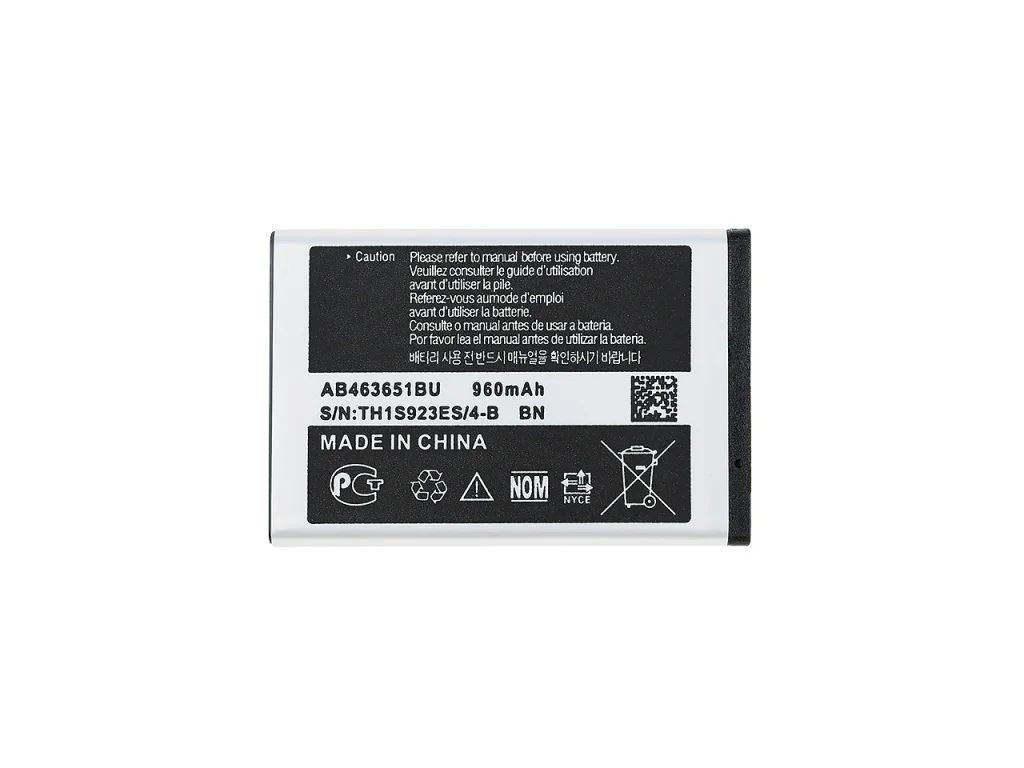 Аккумуляторная батарея для Samsung C3222 AB463651BU|Аккумуляторы мобильных телефонов| |