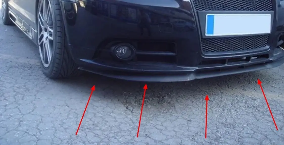 3 шт. Универсальные Передние бамперы для Audi A3 A4 S3 S4 8P 8L | Автомобили и мотоциклы