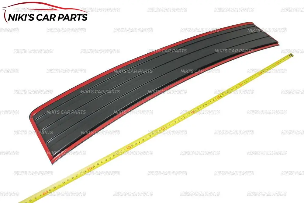 Защитная пластина заднего бампера чехол для Volkswagen Polo Liftback 2020- пластиковая ABS