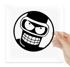 Автомобильная виниловая наклейка Bender Бендер Футурама, Стикер для окна авто