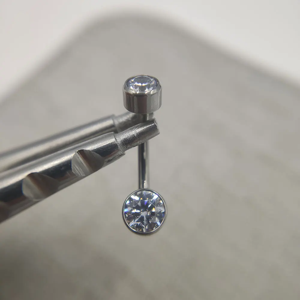14G имплантат из титана ASTM F136 кольцо для пупка ювелирные изделия тела пирсинг Umbigo |