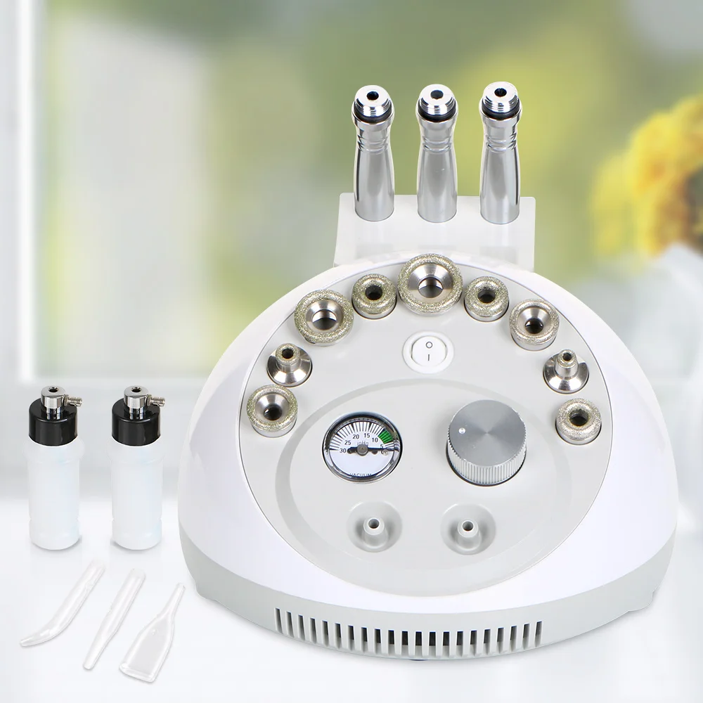 3in1 Dermabrasion microdermabrasion remove blackhead comedo skin rejuvenation Facial beauty machine