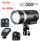 Вспышка для улицы Godox AD300Pro AD300 Pro 300Ws, TTL 2,4G 18000 HSS с батареей для Canon, Nikon, Sony, Fuji, Olympus, Pentax