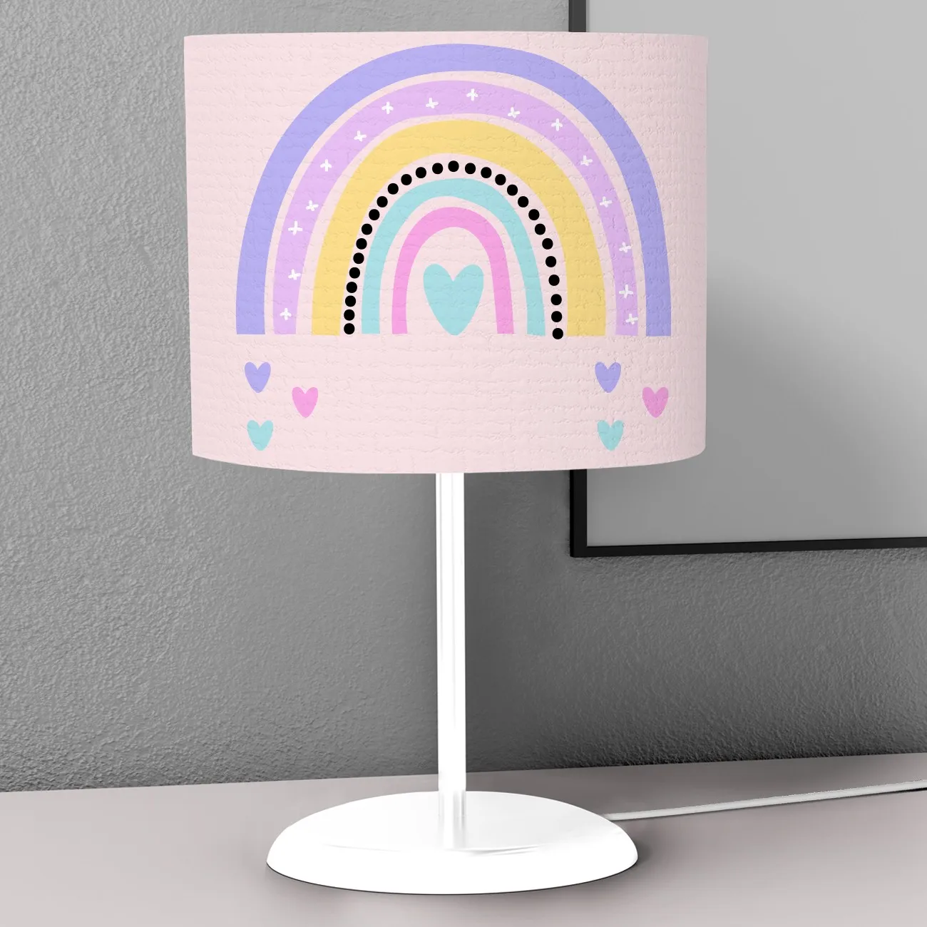 

Desk Lamps Decoration Table Night Lights Control For Baby Bedroom Bedside Lampshade Light Model 1461