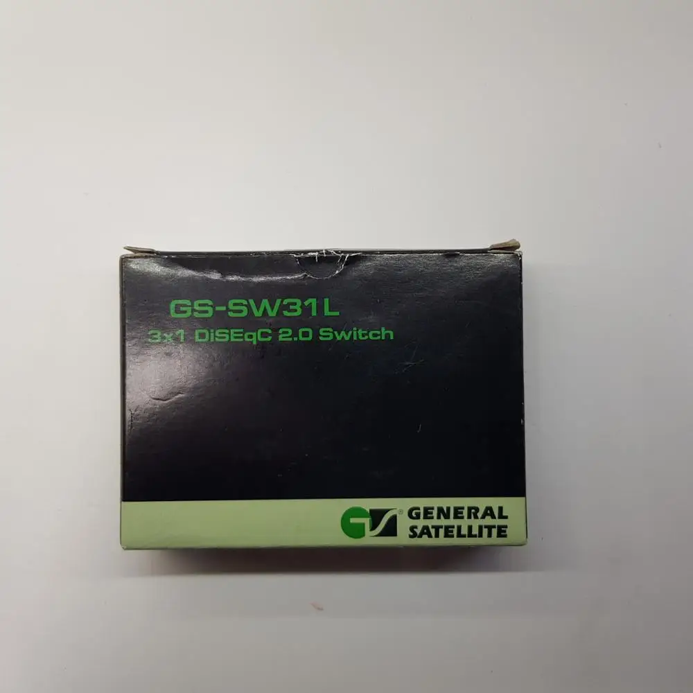 Переключатель DiSEqC 2.0 Switch. 3 входа GS-SW31L. Спутниковый переключатель. Подключить три