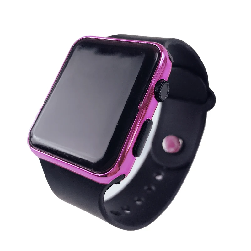 Мужские спортивные часы мужские светодиодные цифровые силиконовые электронные