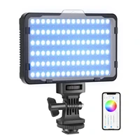 neewer rgb led video light with app control mini full color camera dimmable fill photographic youtube vlog live