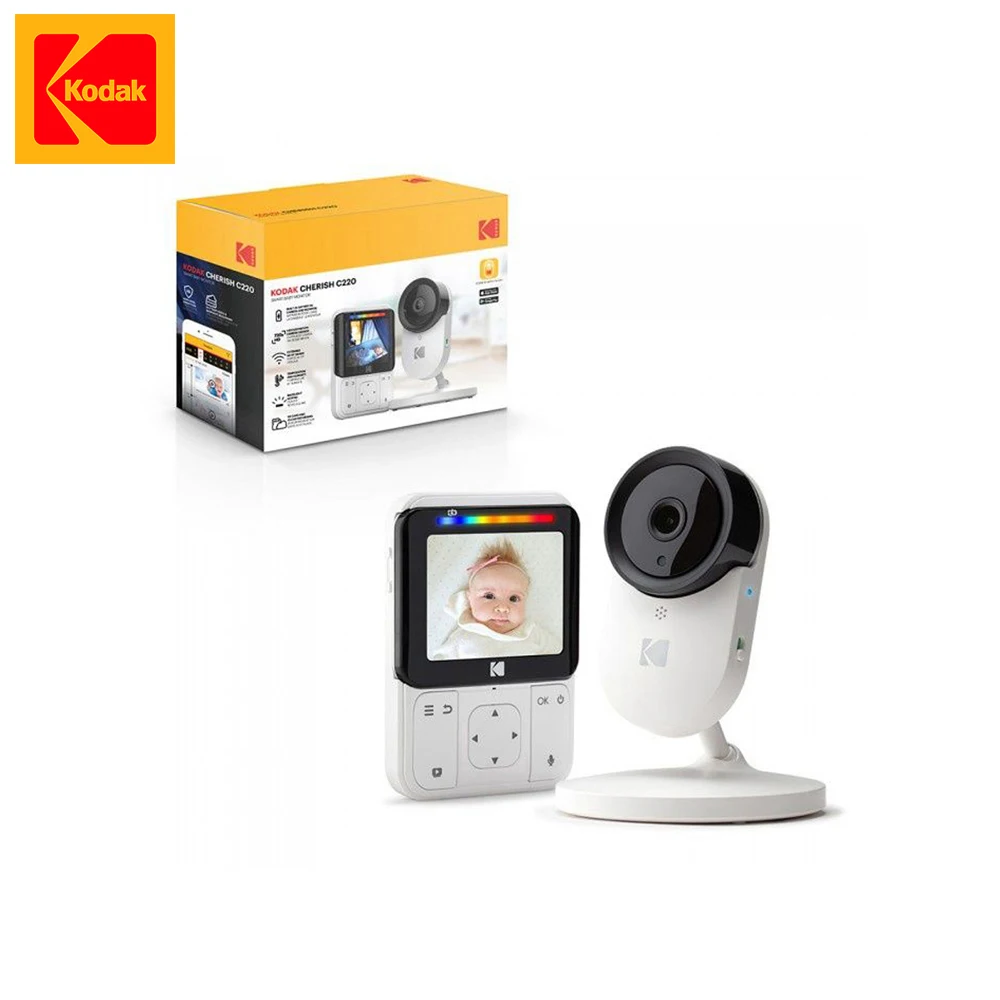 Видеоняня Kodak CHERISH C220 Wi-Fi диагональ дисплея 2.8 дюйма | Мать и ребенок