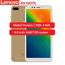 Lenovo K9 Note 4G смартфон 6 0 'ཎ:9 Android 8 1 Восьмиядерный процессор Qualcomm