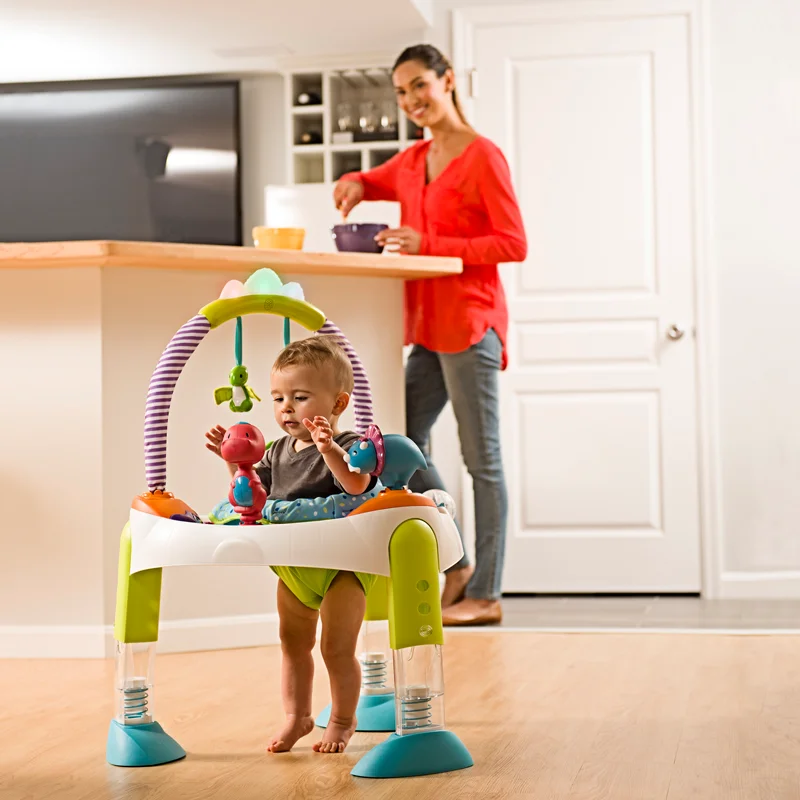 Exersaucer от Evenflo &quotD&quot для Дино быстро складывается + Go центр деятельности детская