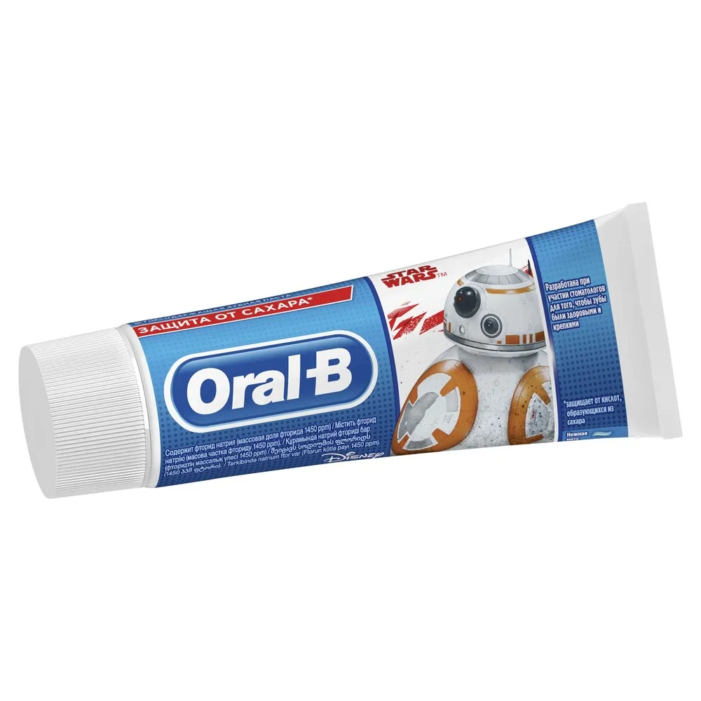 Детская зубная паста Oral-B Junior 6+ Звездные Войны 75 мл | Мать и ребенок