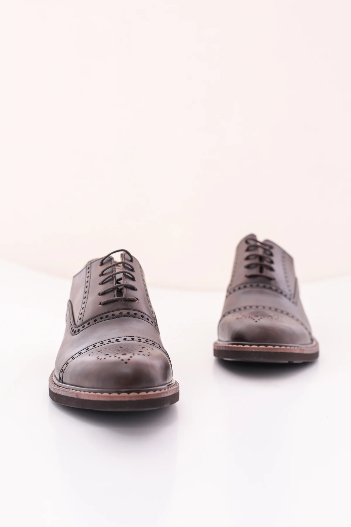 

Genuine Leather Brown Oxford Shoes