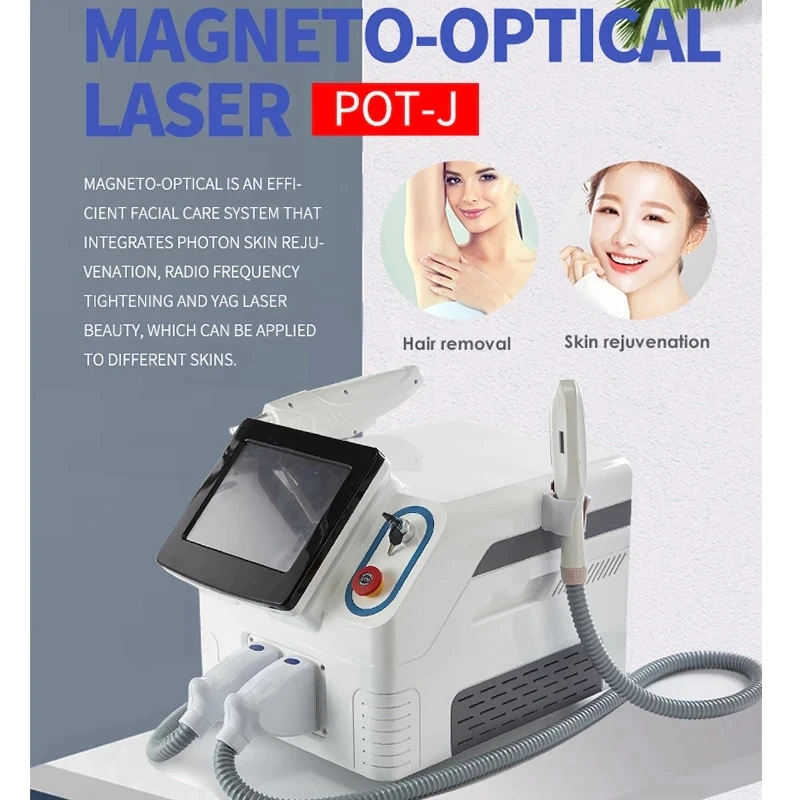 

Portable OPT/ IPL Hair Removal &ND YAG Laser Tattoo Removal Carbon Stripping Machine For Salon With CE