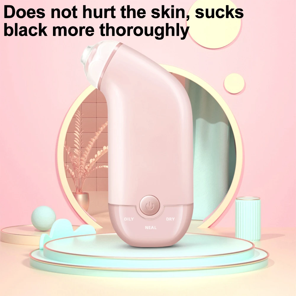 

Electric Facial Blackhead Remover Vacuum Suction Nose Black Spot Acne Pimple Removal USB Pore Deep Cleansing Facial Beauty Tools