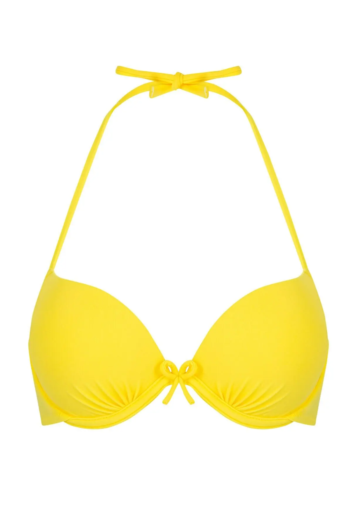 LOOK FOR YOUR WONDERFUL NIGHTS WITH ITS STUNNING Women's Yellow Basic Push Up Bikini Top FREE  SHIPPING