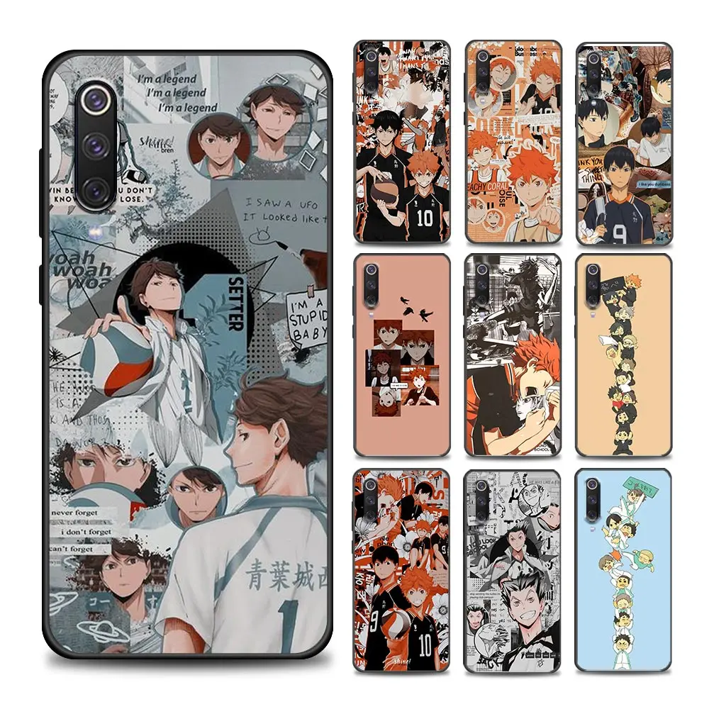 

Haikyuu Hinata Attacks Phone Case for Xiaomi Mi A2 8 9 Lite SE Pro 9T CC9 E Note10 5G 10T S Pro Lite Soft Silicone Cover Coque