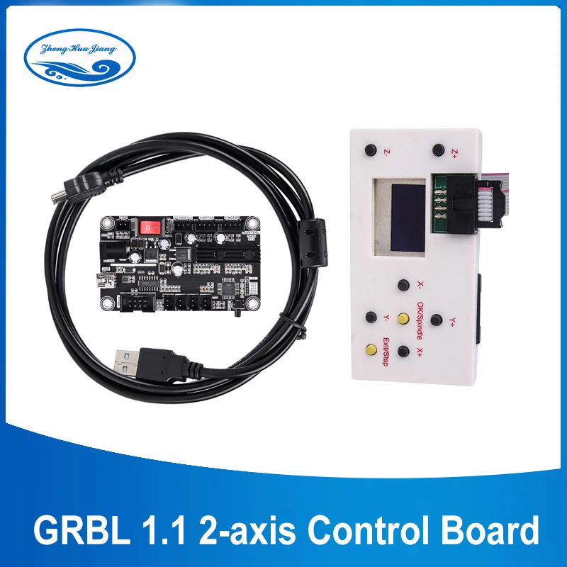 GRBL 2-axis control board DIY laser engraver machine 2-axis driver control board with Offline Controller for CNC Laser Machine