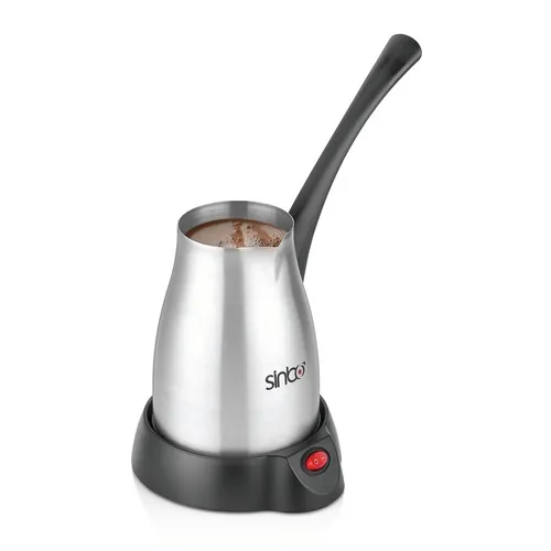

Sinbo Electric Coffee Pot | Electric bol sparkling Turkish coffee machine stainless steel modern and stylish security system