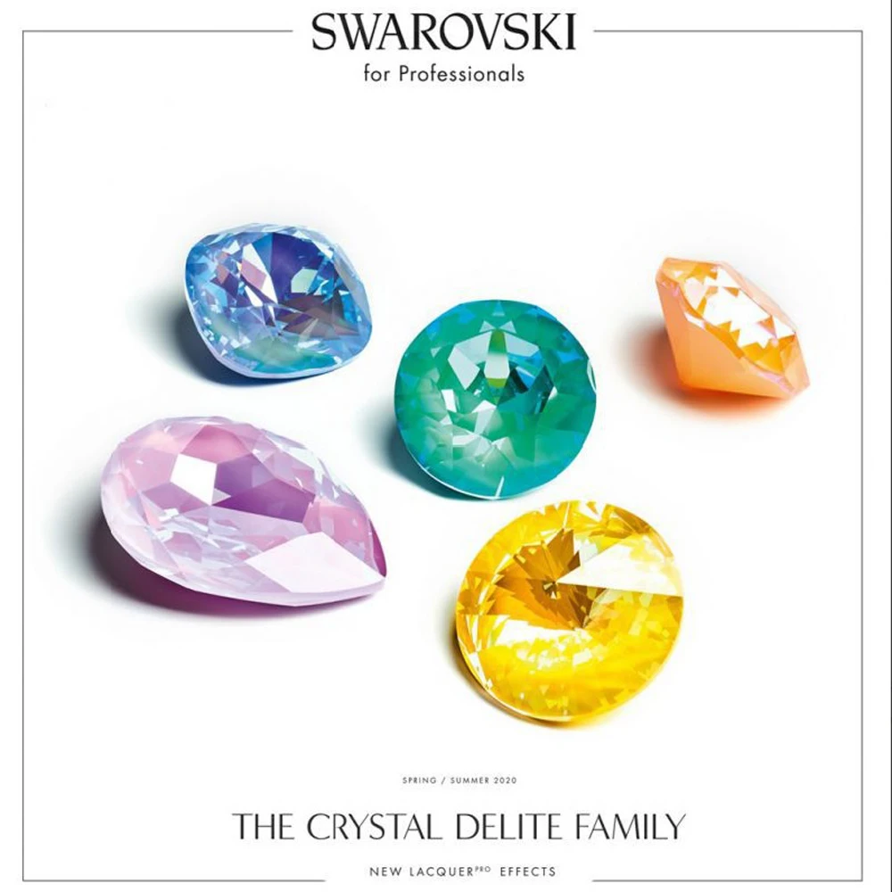 DeLite Необычные каплевидные Стразы 14x10(мм) с кристаллами Swarovski