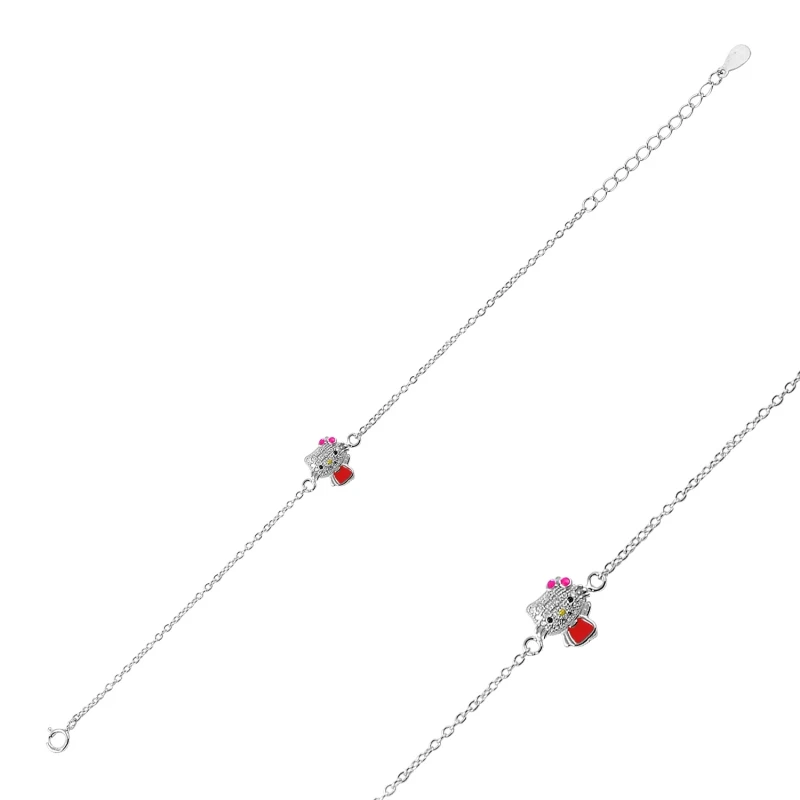 

Серебро, 925 пробы, циркон, драгоценный камень, кабошоны, детские браслеты