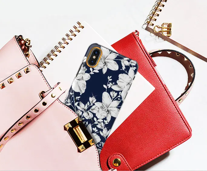 Чехол Kingxbar Blossom для iPhone X/Xs Gardenia | Мобильные телефоны и аксессуары