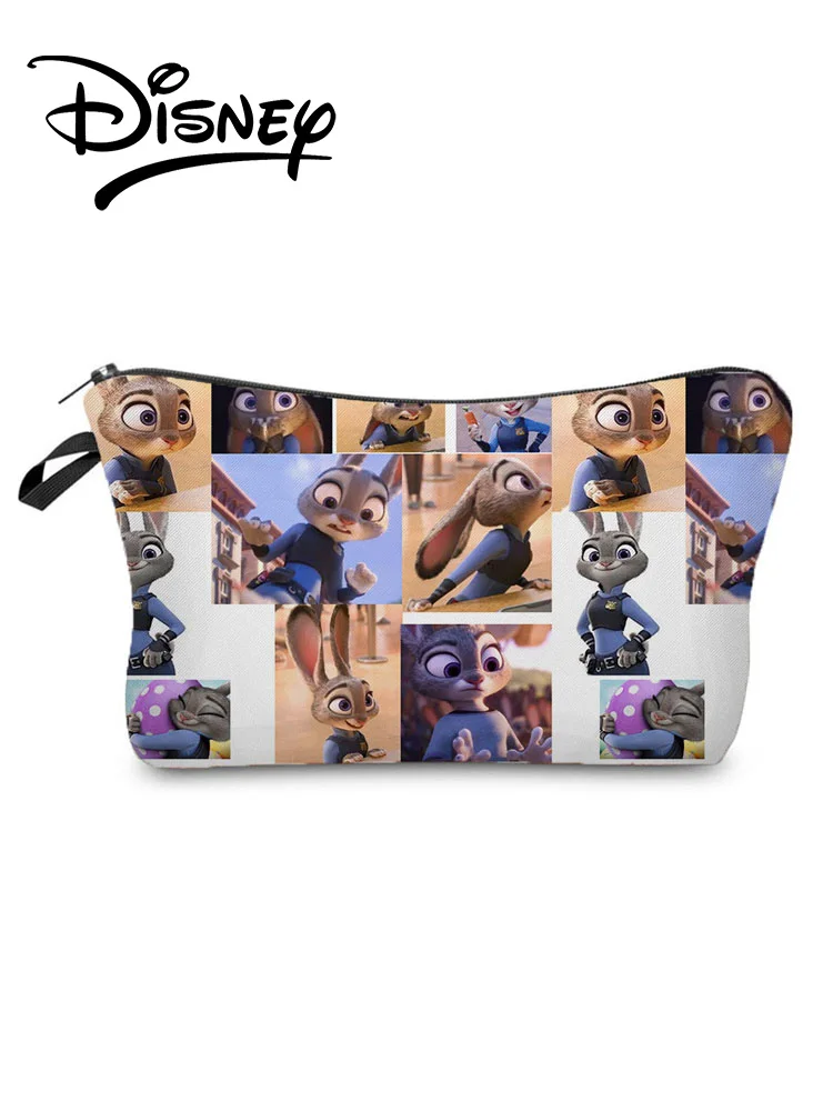 

Disney Zootropolis Cosmetic Bags Cartoon Rabbit Animal Storage Bag Travel Portable Makeup Bag Child Pencil Case Small Gift Bag
