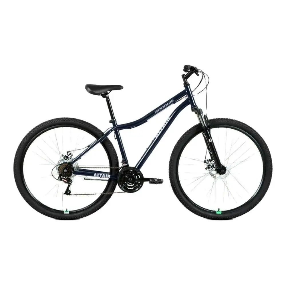Велосипед 29&quot Altair MTB HT 29 2.0 disc 21 скорость тёмно-синий/серебристый 20-21 г | Спорт и