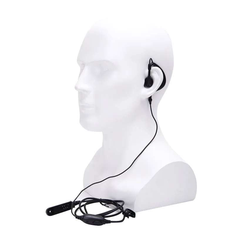 original baofeng uv 9r plus walkie talkie headphone ip67 waterproof two way radio ppt earphone headset for baofeng uv 9r bf a58 free global shipping