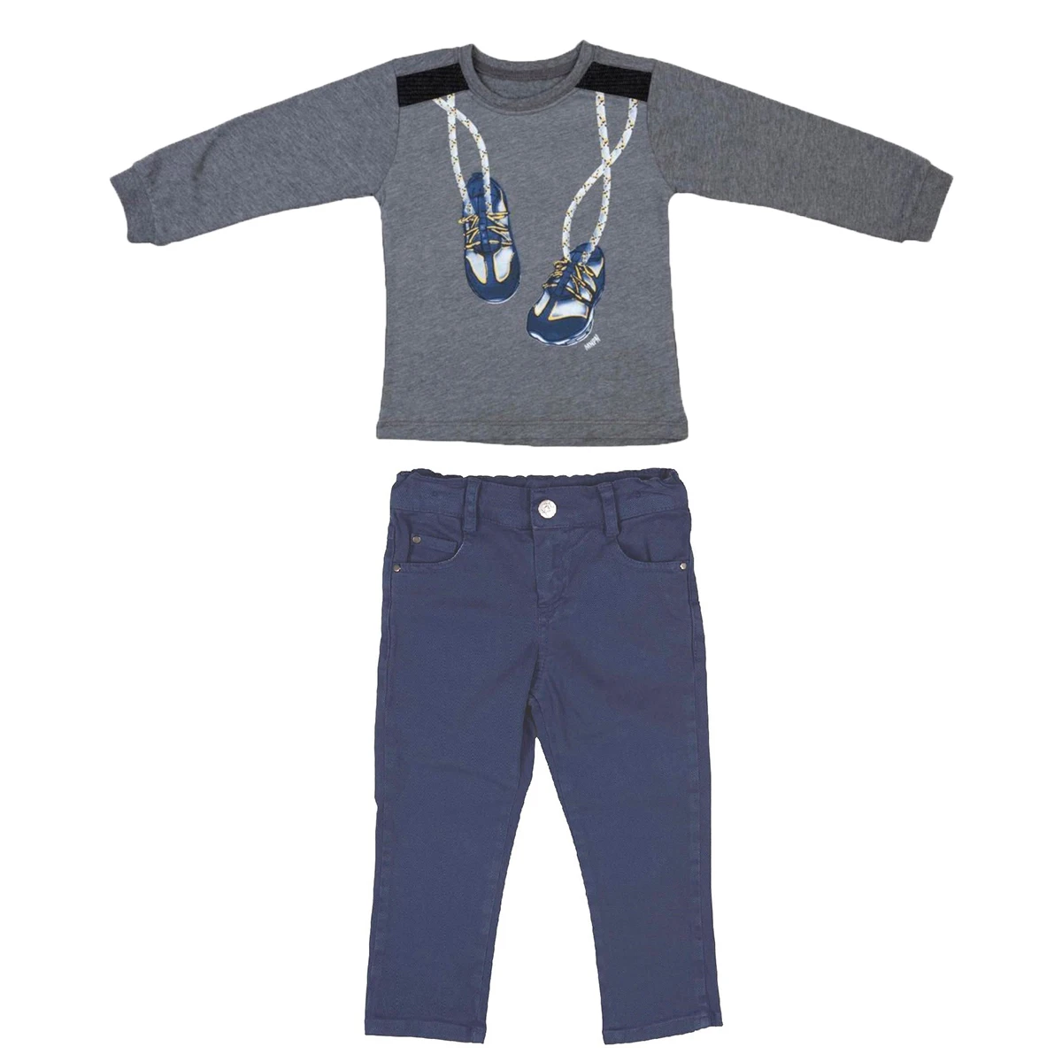 

Bebepan Hike Gabardine Pants Sweatshirt Set Size