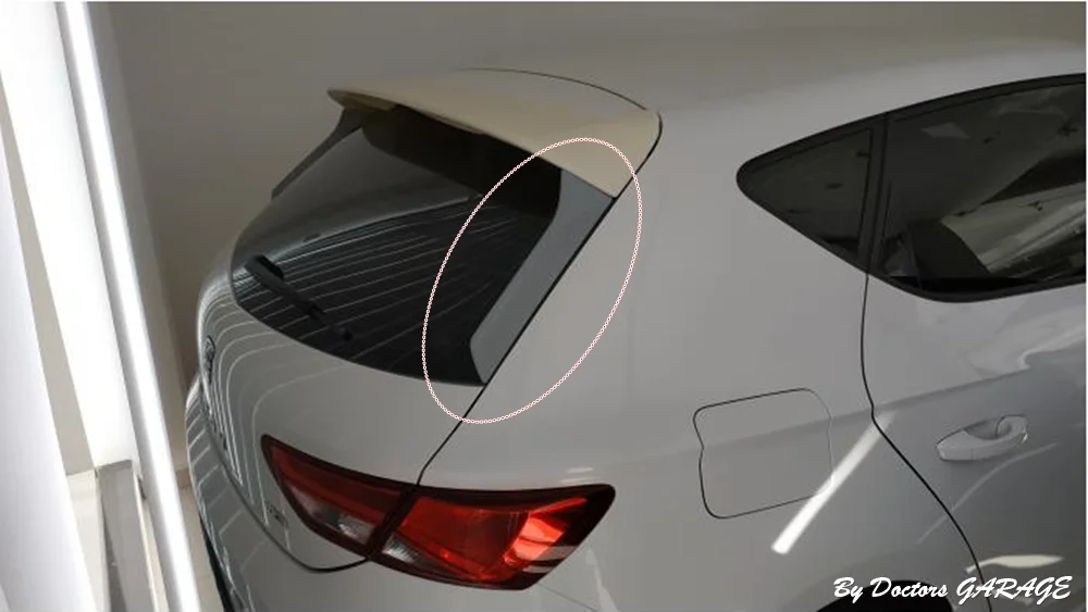 Для Seat Leon Mk3/Mk3.5 оконная декоративная планка для спойлер сторона 2012 2013 2014 2015 2016 2017