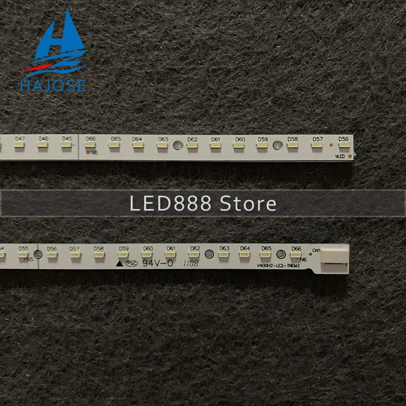 Новинка 10 шт. светодиодных лент для подсветки Toshiba 40AL800 40EL100C V400HJ2-LE2 E187565 V400H2-LE2-TLEM2