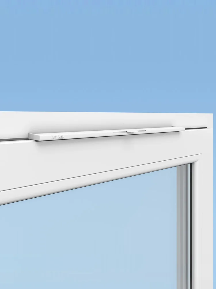 Оконный приточный клапан Air-Box Comfort белый | Строительство и ремонт