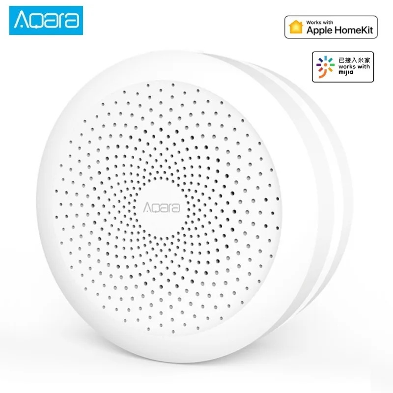 AQara Смарт шлюз концентратор Беспроводной Wi-Fi Zigbee соединение RGB светодиодный ночной Светильник для Homekit версия приложения удаленного Управление