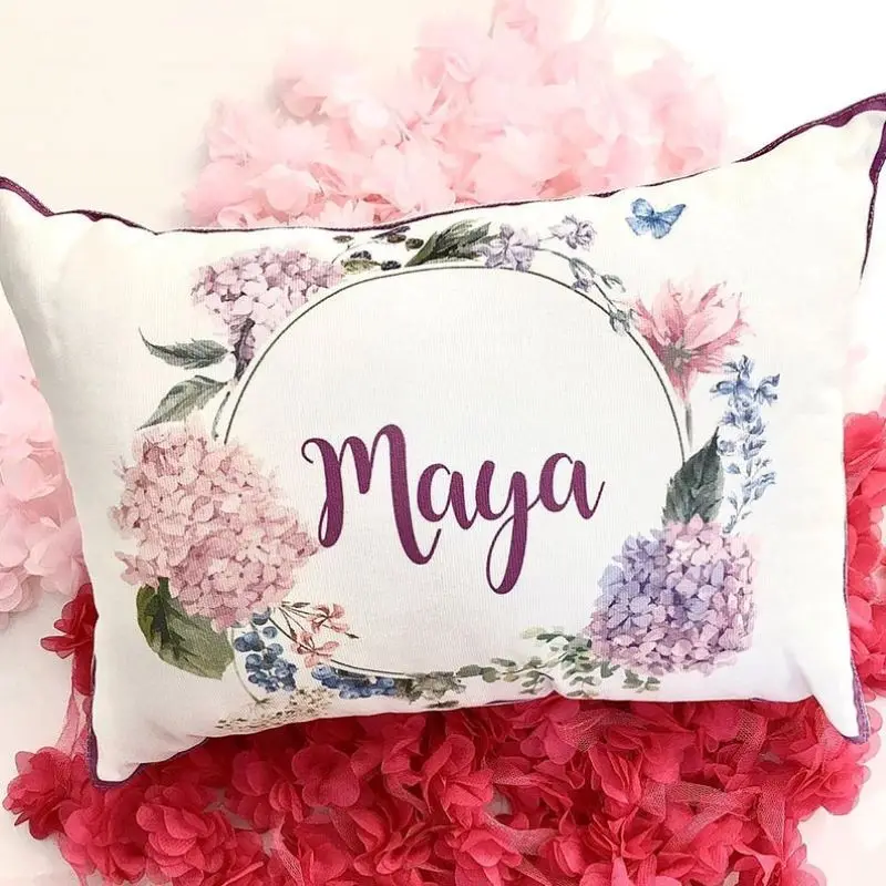 

Name Pillow, Custom Printed Baby Cushion, New Born Gift, Birth Pillow, New Born Baby Gift