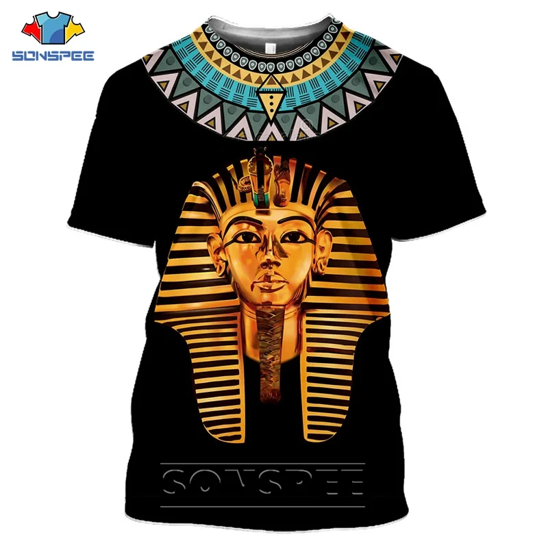 Клеопатра древний Гора египетская футболка Бог глаз египетского фараона Anubis