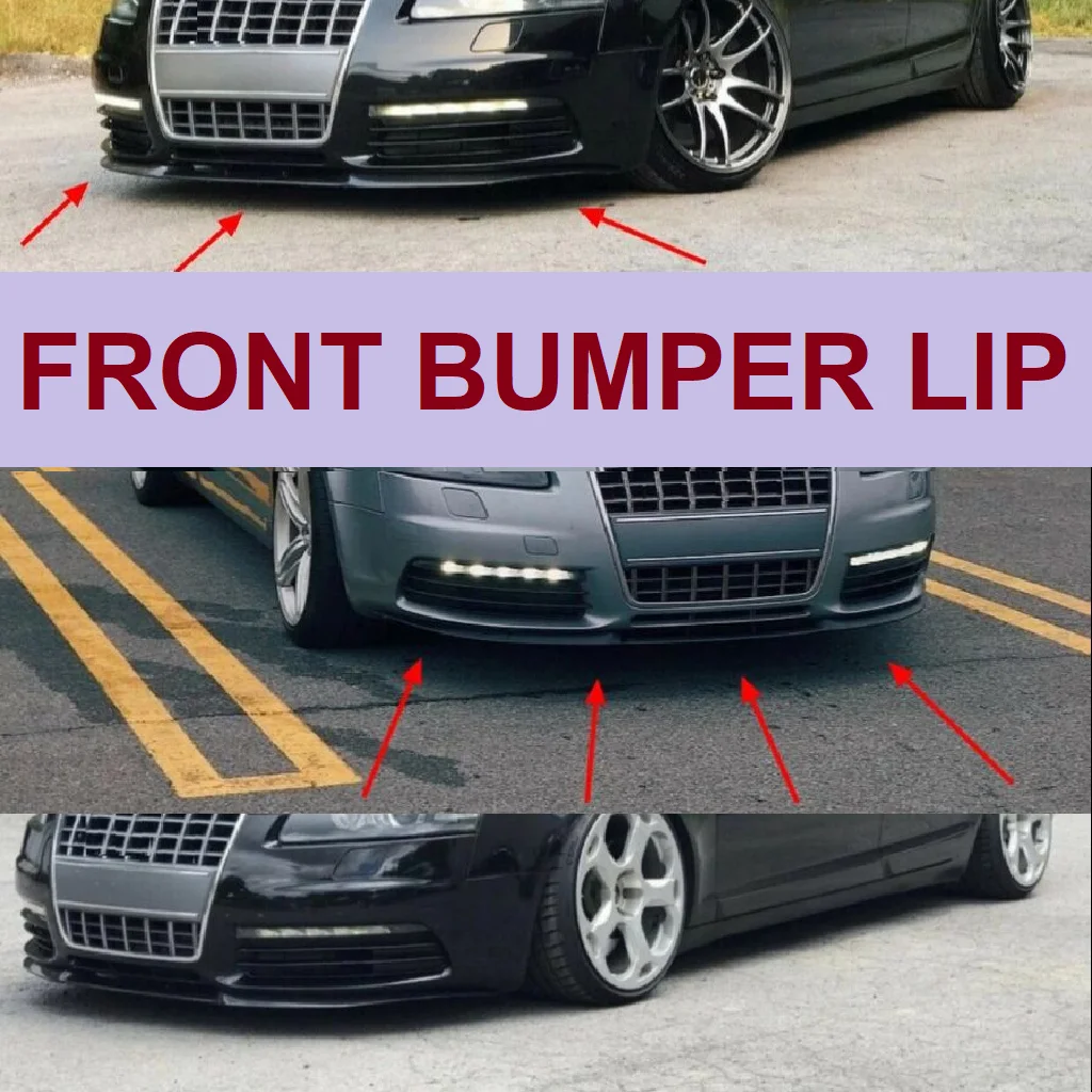 3 шт. Универсальные Передние бамперы для Audi A6 C6 S6 RS6 S-Line CUPRA R | Автомобили и