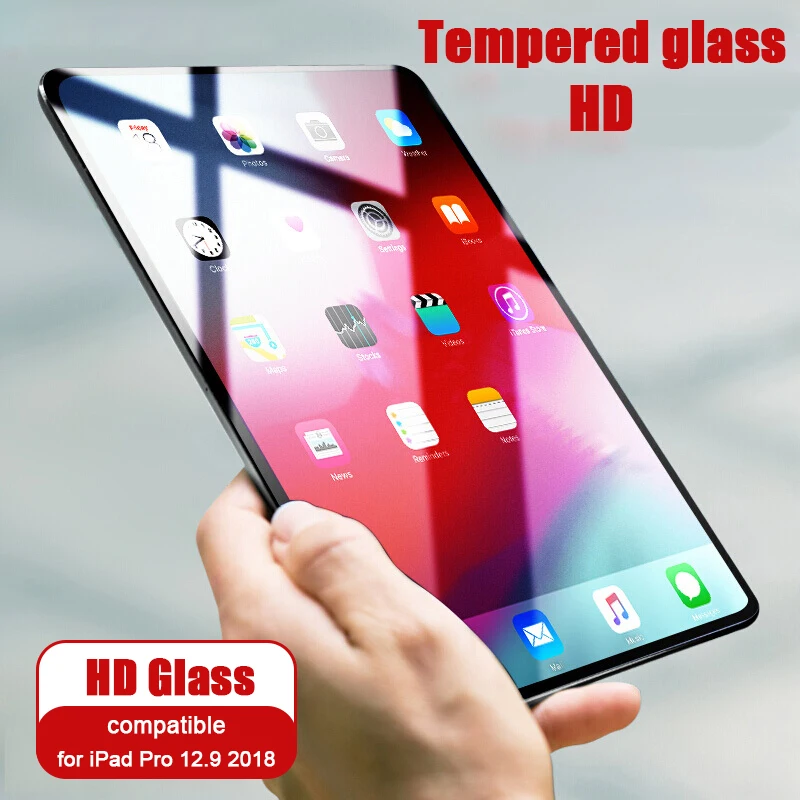 HD for iPad Pro 12.9 Стекло для iPad Pro 11 и 12,9 защита экрана 9H закаленное стекло для iPad 10,2 7th Air 3 10,5 Mini 5 7,9 пленка для планшета - Цвет: HD for iPad Pro 12.9