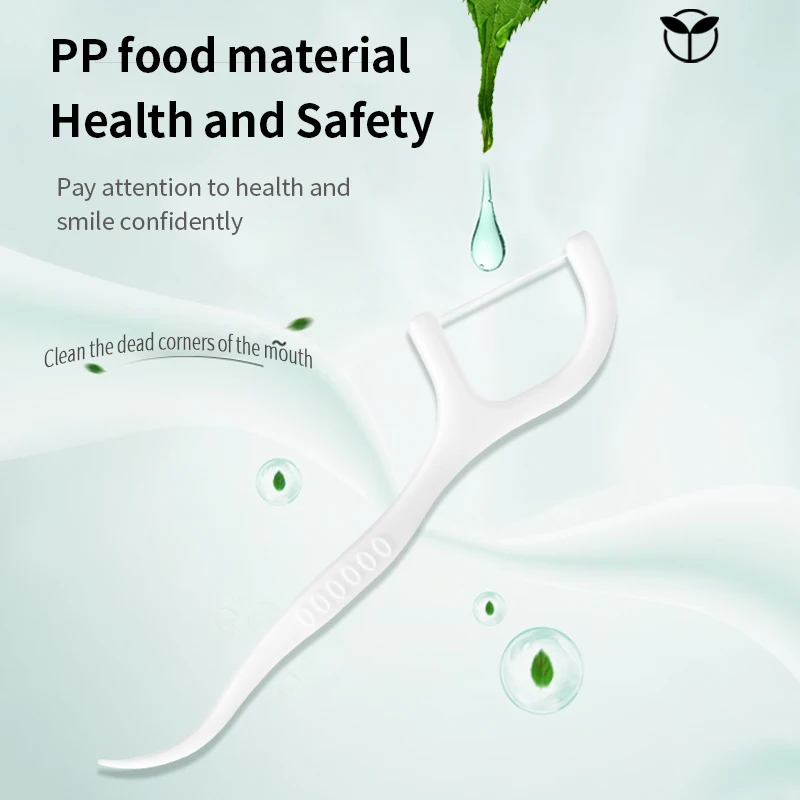 500 шт./лот одноразовый зубной Флоссер индивидуально упакованные зубочистки