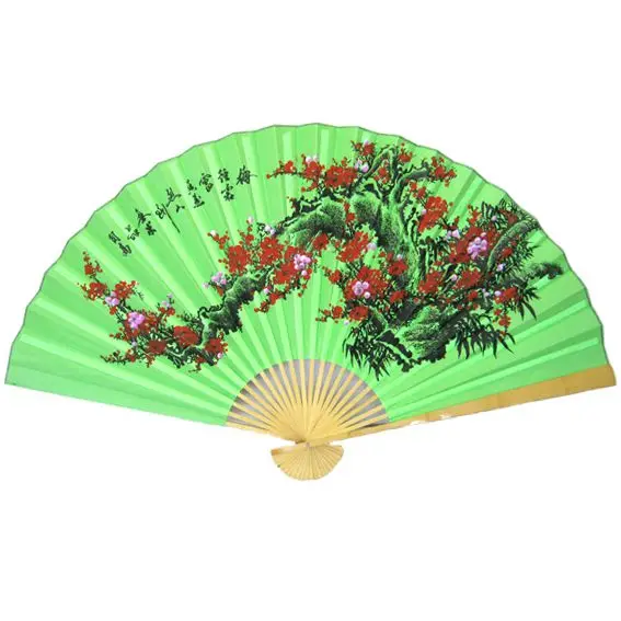 Веер в салатовых тонах Розовая Сакура 90х150см | Дом и сад