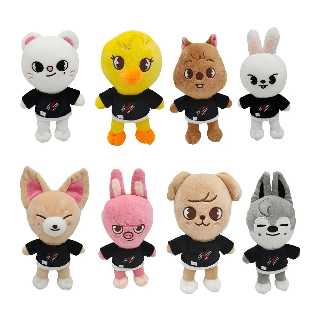 

KPOP Stray Kids SKZOO Plushies Toys Leeknow Hyunjin Fans Collection
