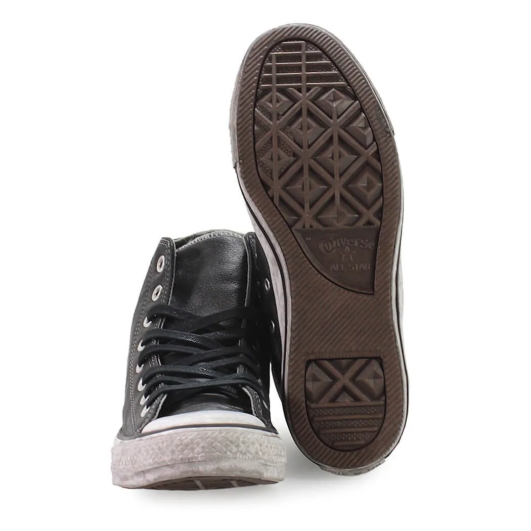 Converse All Star черный кожаный Для мужчин тапки |