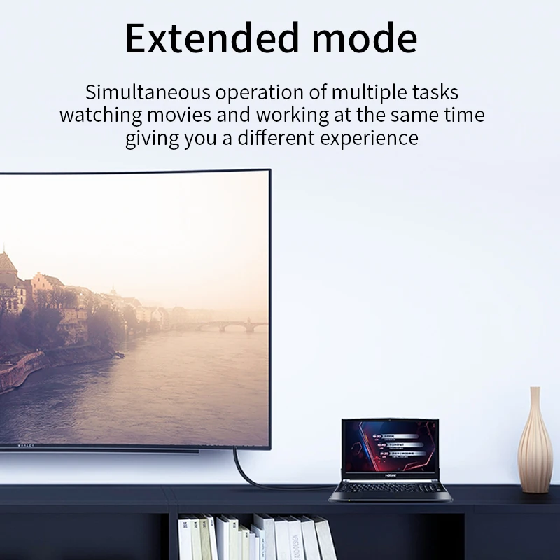 Кабель преобразования HDMI в VGA JH-LINK с адаптером видео, аудио, USB-питанием и разъемом для подключения к HDTV, ПК и компьютерному монитору.